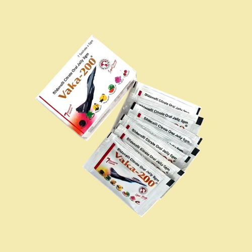 ژل خوراکی تقویت نعوظ واکا 200  (VAKA-200) | بسته ۷ عددی اصل و اورجینال